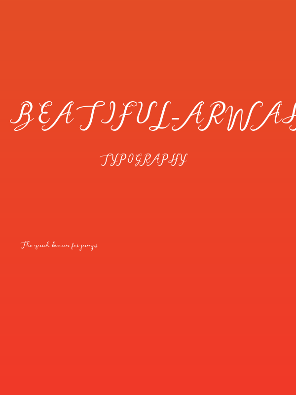 beatiful-arwahstudio Poster