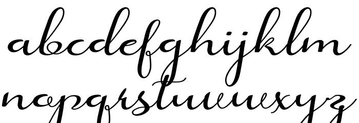 beatiful-arwahstudio Font LOWERCASE