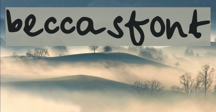 beccasfont Example 3