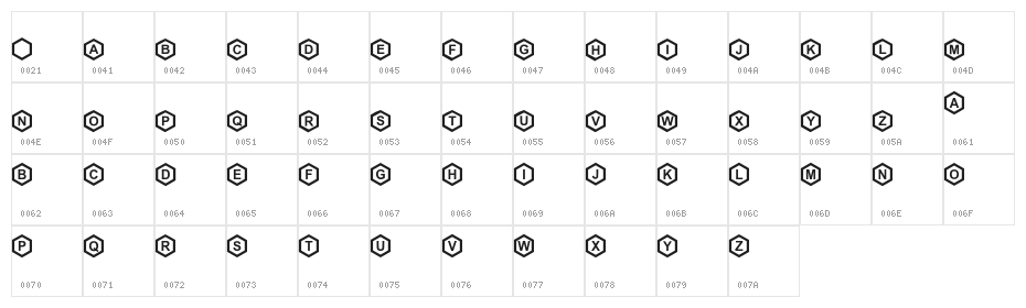 beecity Character Map