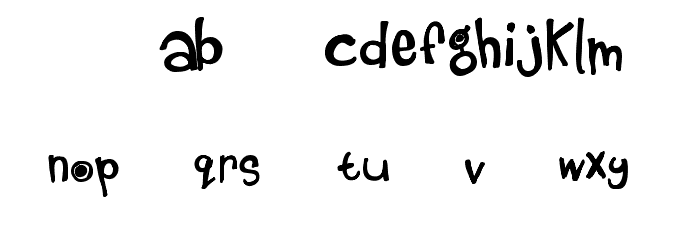 beestings bats Font LOWERCASE