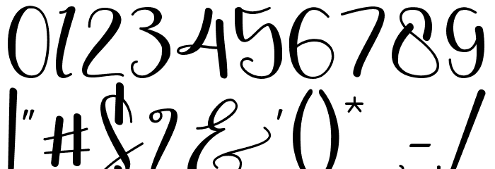 being human Font OTHER CHARS
