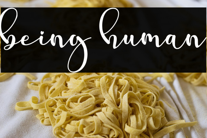 being human Example 2