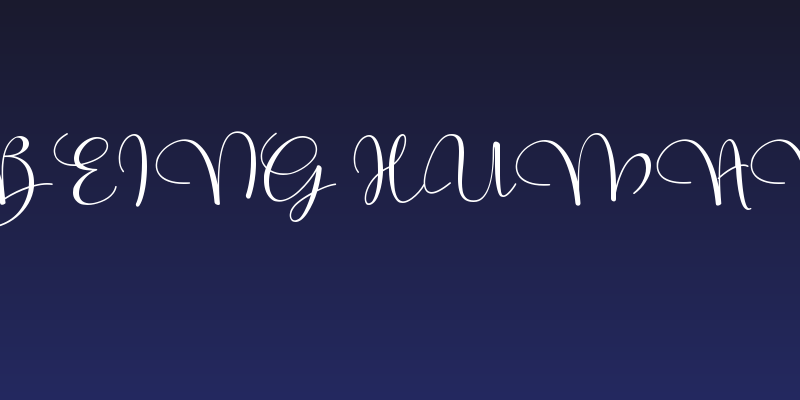 being human Social Header