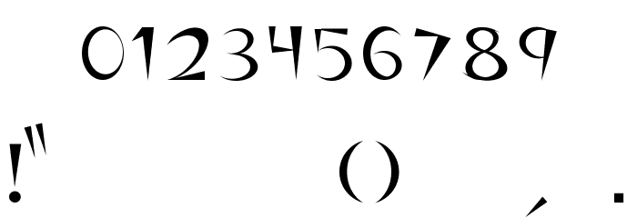 belindaRGUEZ Font OTHER CHARS
