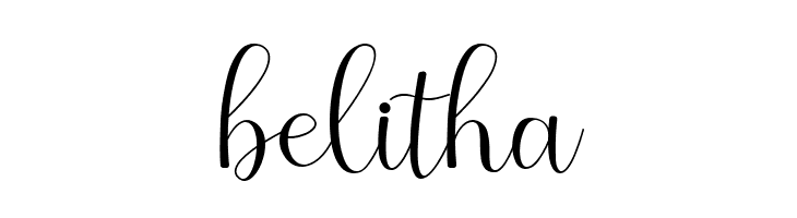 belitha  フリーフォントのダウンロード