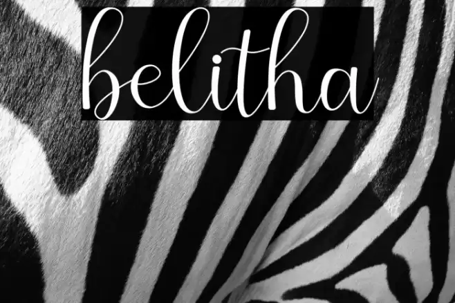 belitha Font examples