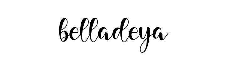 belladeya  Frei Schriftart Herunterladen