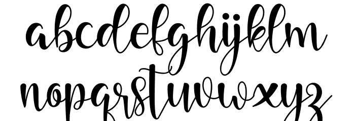 belladeya Font LOWERCASE