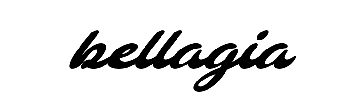 bellagia  les polices de caractères gratuit tlcharger