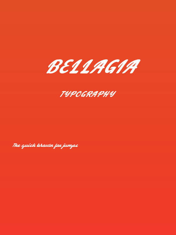 bellagia Poster