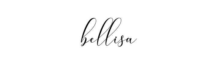 bellisa  フリーフォントのダウンロード
