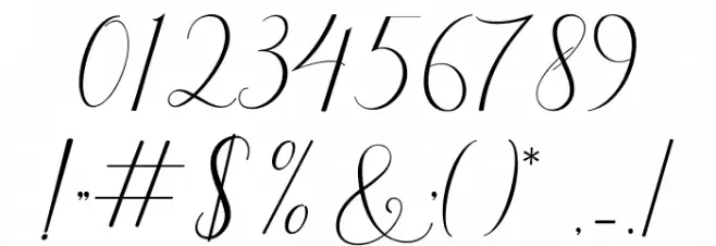 bellisa Font OTHER CHARS