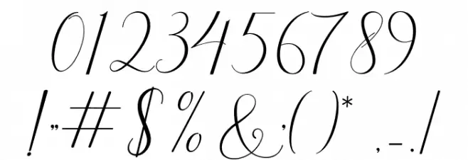 bellisa Font OTHER CHARS