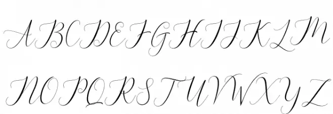 bellisa Font Litere mari