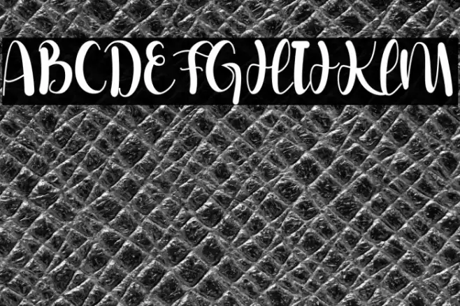 belymole Font examples