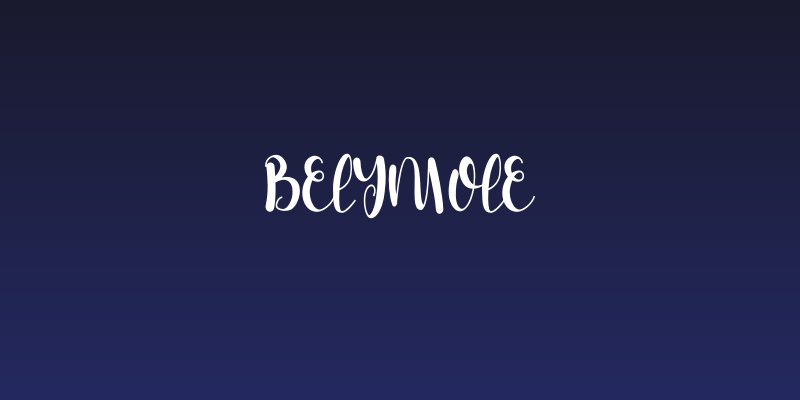 belymole Social Header