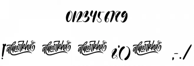 beneficha Font OTHER CHARS