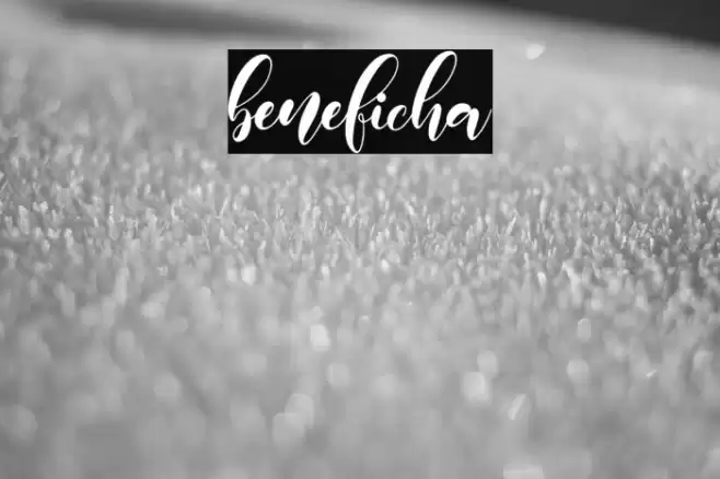 beneficha Font examples