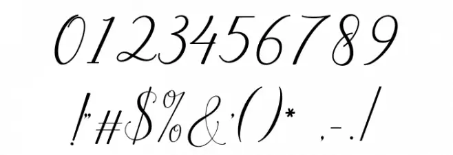 berlian Font OTHER CHARS