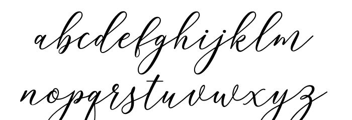 berlian Font LOWERCASE