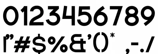 berlinsans Font OTHER CHARS