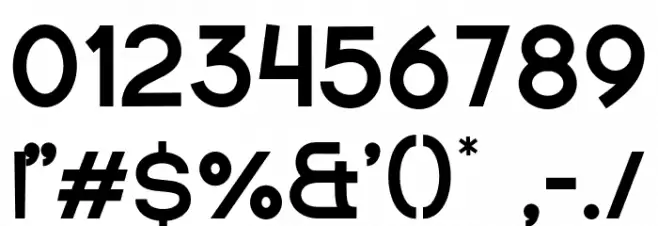 berlinsans Font OTHER CHARS