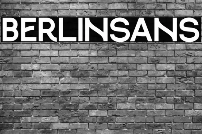 berlinsans Font examples