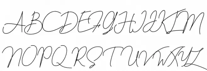 berlinsignature फ़ॉन्ट अपरकेस