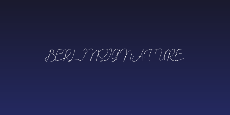 berlinsignature Social Header