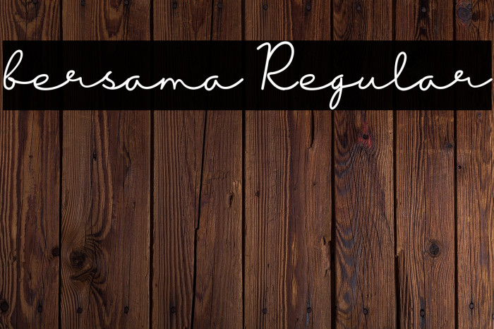 bersama Regular Example 3