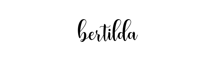 bertilda  baixar fontes gratis