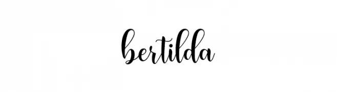 bertilda  नि: शुल्क फ़ॉन्ट्स डाउनलोड