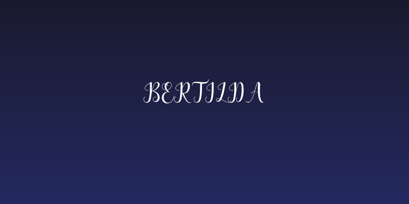 bertilda Social Header