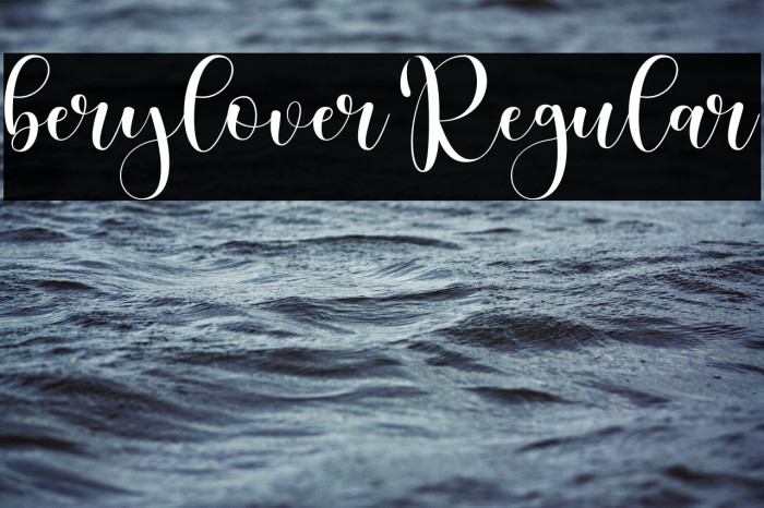 berylover Regular Example 3