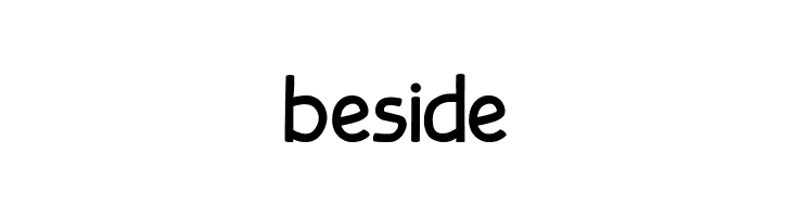 beside Font - FFonts.net