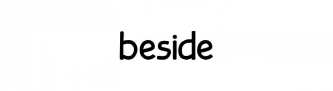 beside  フリーフォントのダウンロード