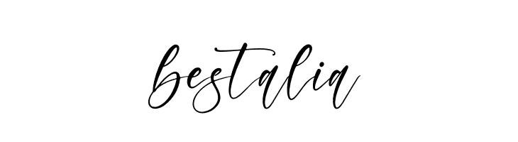 bestalia  免费字体下载