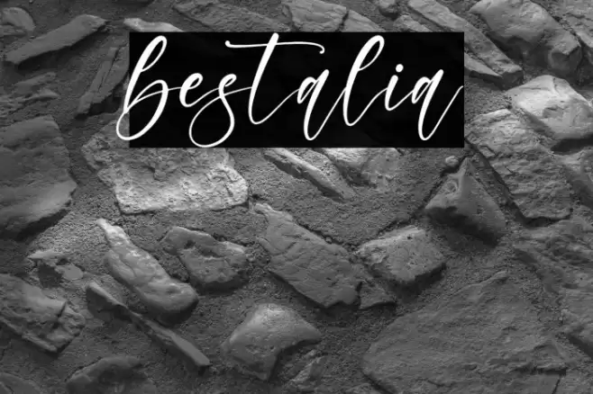 bestalia Font examples
