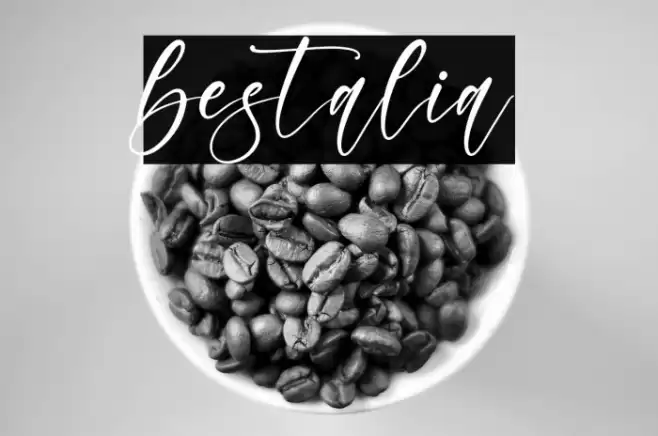 bestalia Font examples
