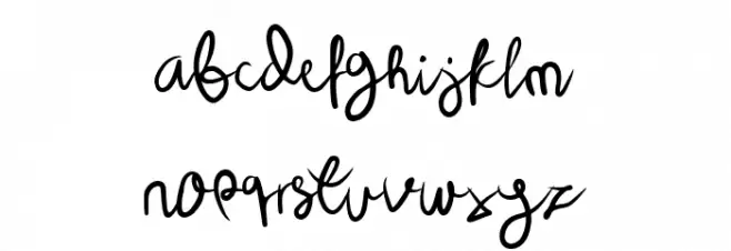 bestgoals Schriftart Kleinbuchstaben