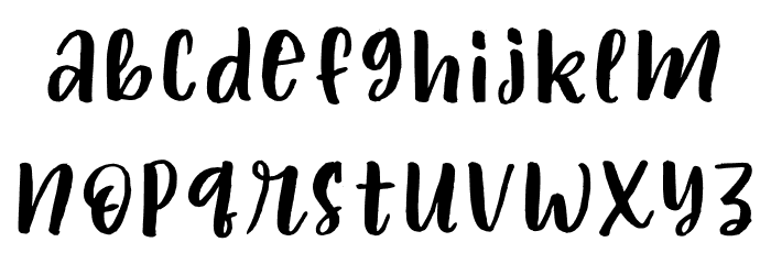 bestlover Font LOWERCASE