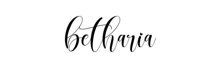 betharia  font caratteri gratis