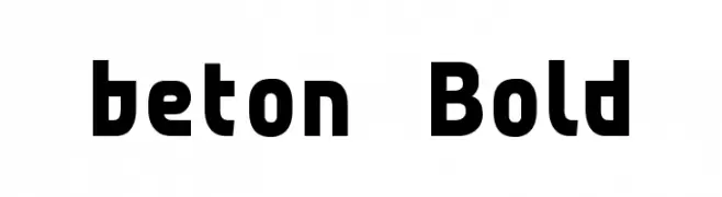 beton Bold  les polices de caractères gratuit tlcharger