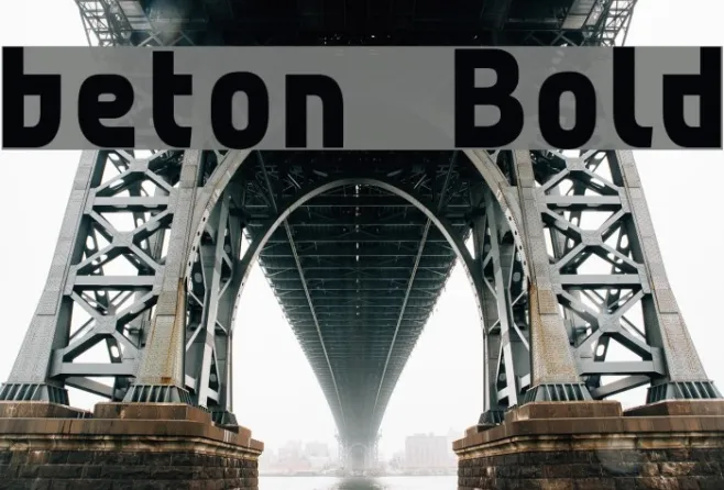 beton Bold Example 1