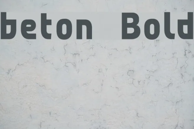 beton Bold Example 2