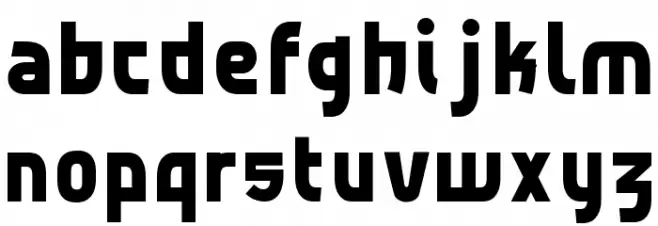 beton Bold フォント 小文字