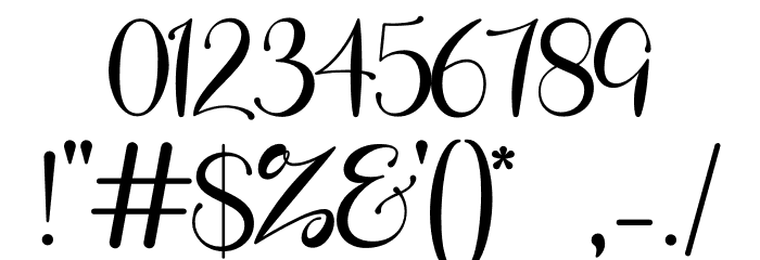 better - Personal Use Font OTHER CHARS