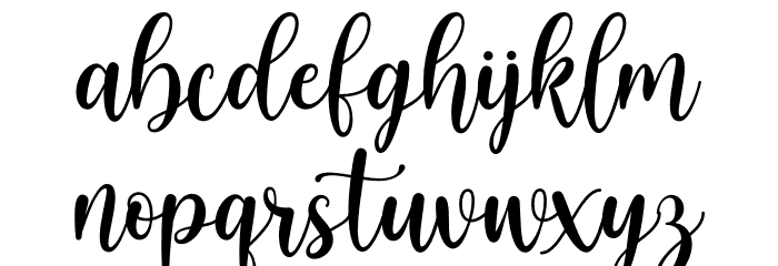 better - Personal Use Font LOWERCASE