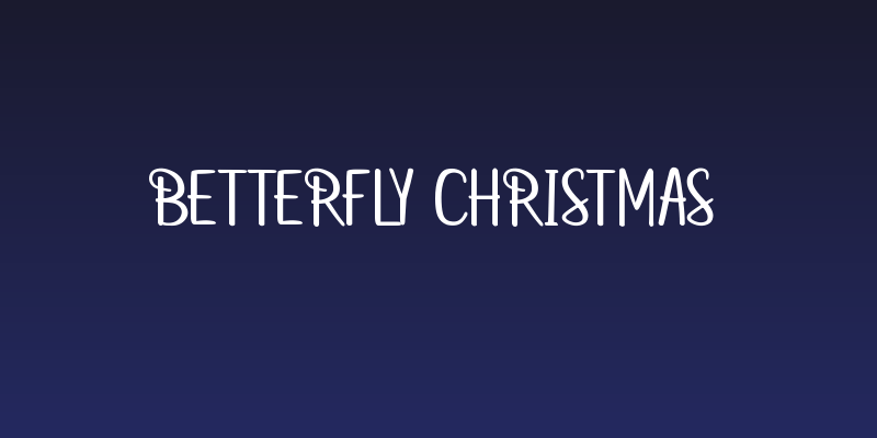 betterfly christmas Social Header
